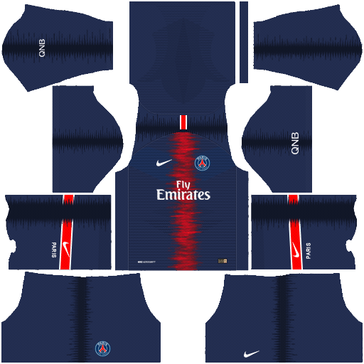 Paris Saint Germain PSG 2018-19 Dream League Soccer Kits 512x512 URL - Home