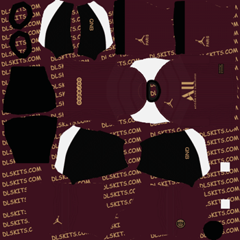 Paris Saint Germain Third Kit 2020 - PSG Dream League Soccer Kits - DLS 20 Kits