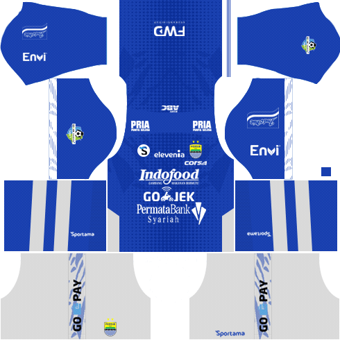 Persib Bandung 2018-19 Dream League Soccer Kits & Logo Persib Bandung 2018-19 Dream League Soccer Kits 512x512 URL
