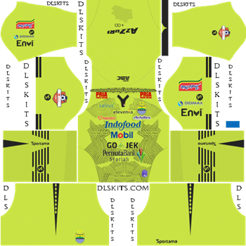 Dream League Soccer Kits Persib Bandung Goalkeeper Home Kit 2019