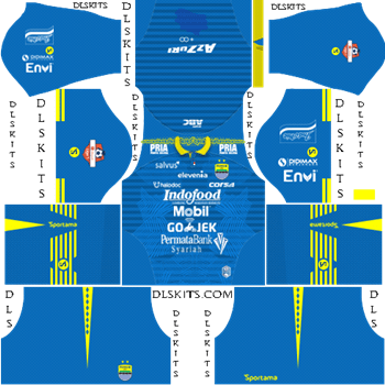 Dream League Soccer Kits Persib Bandung Home Kit 2019