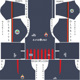 Persija Jakarta 2019 Kit – Dream League Soccer Kits & Logo Persija Jakarta Goalkeeper Home Kit - DLS 19 Kits - Dream League Soccer Kits 2019