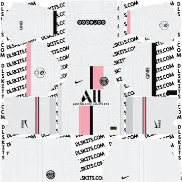 Paris Saint-Germain PSG 2021-22 Kits for DLS 2019 PSG 2021 Dream League Soccer Away Kit for DLS 2019