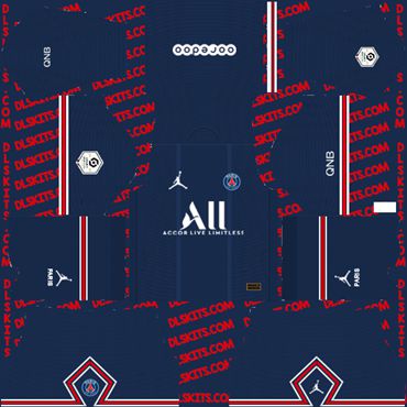 Paris Saint-Germain PSG 2021-22 Kits for DLS 2019
