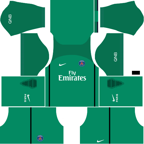 Paris Saint Germain PSG Goalkeeper Kit 2016-17 Dream League Soccer Kits