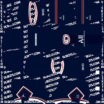 PSG Home Kit 2021 - Dream League Soccer Kits - DLS 21 Kits