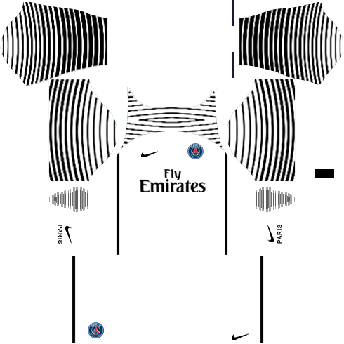 Paris Saint Germain PSG Goalkeeper Kit 2016-17 Dream League Soccer Kits