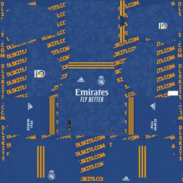 Real Madrid 2021-22 Dream League Soccer Kits for DLS 2019 Real Madrid Dream League Soccer Away Kit 2021 for DLS 2019