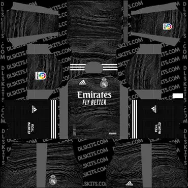 Real Madrid 2021-22 Dream League Soccer Kits for DLS 2019 Real Madrid Dream League Soccer Goalkeeper Home Kit 2021 for DLS 2019