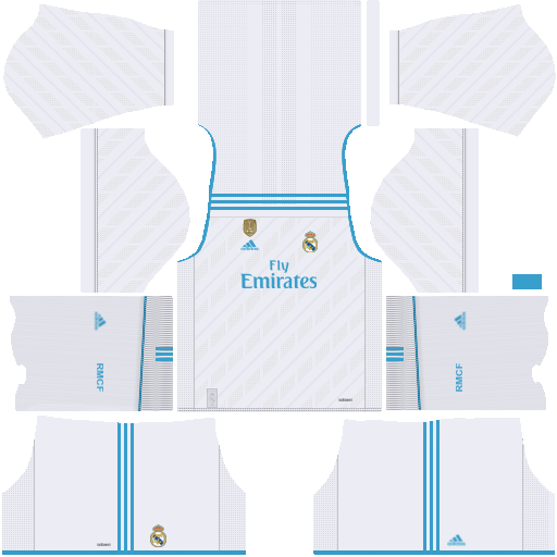 Dream League Soccer Real Madrid Kits 2018 {DLS Kits & Logo 2017-18}