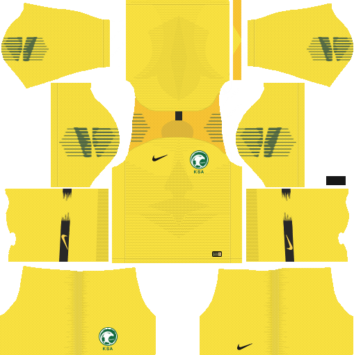 Saudi Arabia World Cup 2018 Goalkeeper Dream League Soccer Kits URL 512x512 - Away