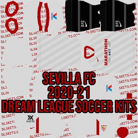 Sevilla FC 2020-21 Dream League Soccer Kits | DLS 20 Kits