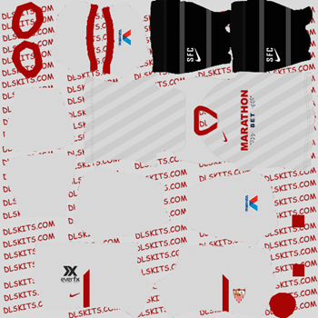 Sevilla FC Home Kit 2020 - Dream League Soccer Kits - DLS 20 Kits