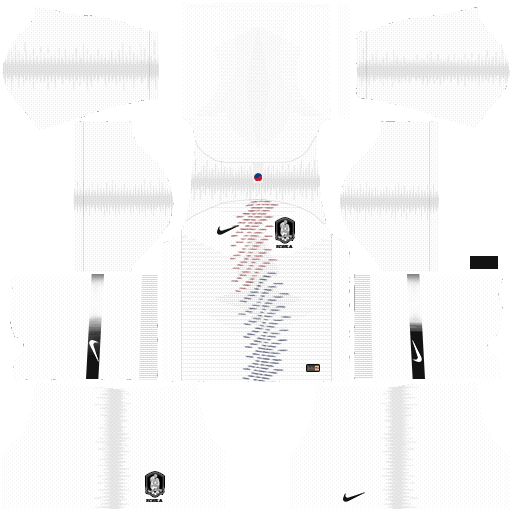 South Korea World Cup 2018 Dream League Soccer Kits 512x512 URL - AWAY