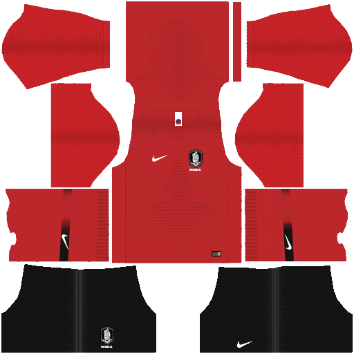 South Korea World Cup 2018 Dream League Soccer Kits 512x512 URL