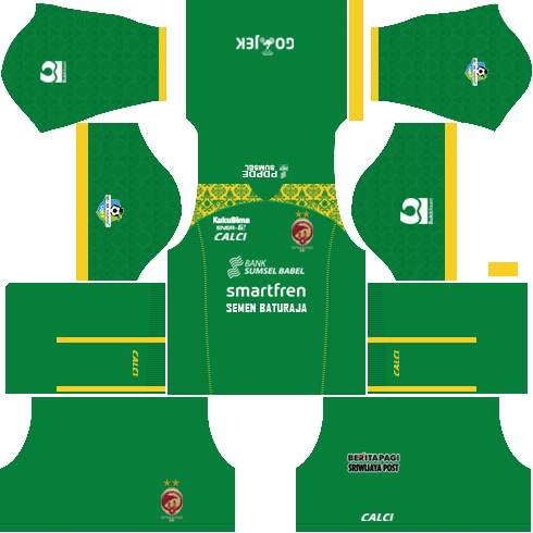 Sriwijaya FC Kit 2018 Dream League Soccer Kits 512x512 URL - Away