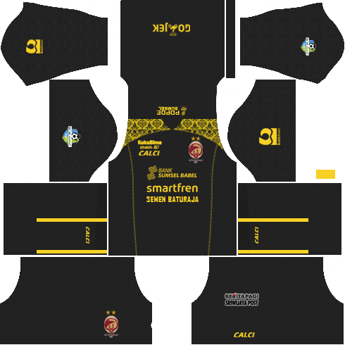Sriwijaya FC Kit 2018 Dream League Soccer Kits 512x512 URL - Third
