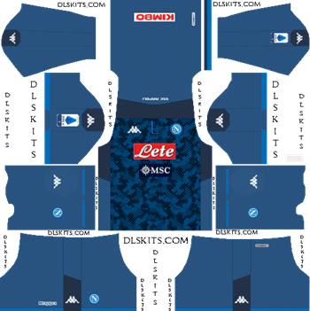 SSC Napoli 2019-20 Dream League Soccer Kits SSC Napoli Goalkeeper Away Kit 2019 Dream League Soccer Kits