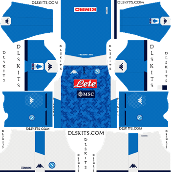 SSC Napoli 2019-20 Dream League Soccer Kits SSC Napoli Home Kit 2019Dream League Soccer Kits