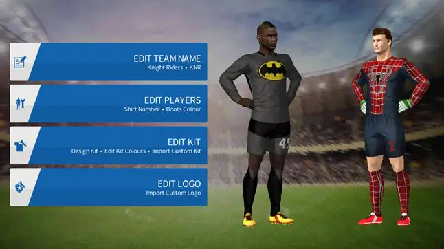 Dream League Soccer Superhero Kits and Logos