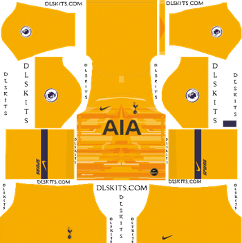 Tottenham Hotspur 2019-2020 Dream League Soccer Kits Tottenham Hotspur Goalkeeper Away Kit 2019-20 Dream League Soccer Kits