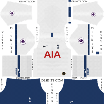 Tottenham Hotspur 2019-2020 Dream League Soccer Kits Dream League Soccer Kits Tottenham Hotspur Home Kit 2019-20