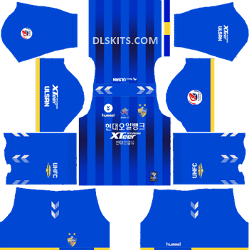 Ulsan Hyundai Home Kit 2019 DLS Kits Dream League Soccer Kits