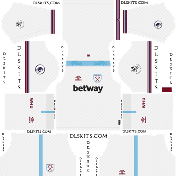 Dream League Soccer Kits West Ham United 2019-2020 Away Kit