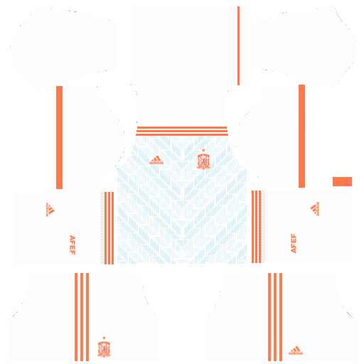 Spain World Cup 2018 Dream League Soccer Kits with Logo URL Spain World Cup 2018 Dream League Soccer Kits 512x512 URL (Away)